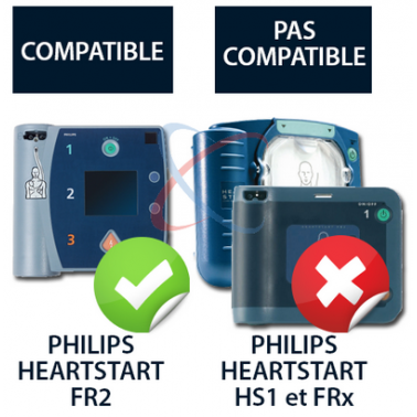 Philips Heartstart FR2 électrodes pédiatriques