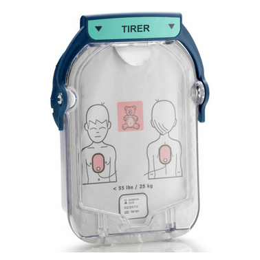 Philips Heartstart HS1 Cartouche électrodes pédiatriques