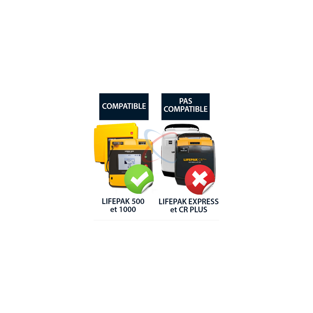Medtronic Physio Control électrodes défibrillateur Lifepak 1000 / 500