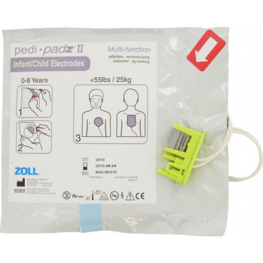 Zoll électrodes pour enfants Pedi Padz II