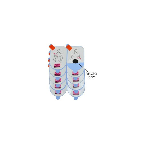 Defibtech électrodes de formation adulte de rechange (5 paires)