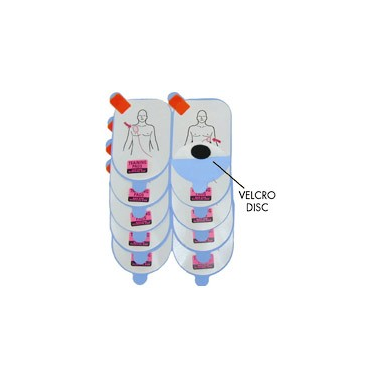 Defibtech électrodes de formation adulte de rechange (5 paires)