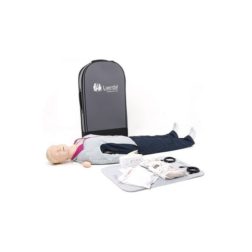 Laerdal Resusci Anne QCPR, corps entier, valise à roulettes