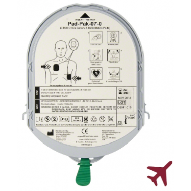 KIT batterie et électrodes PAD-PAK pour HEARTSINE SAMARITAN PAD 500P