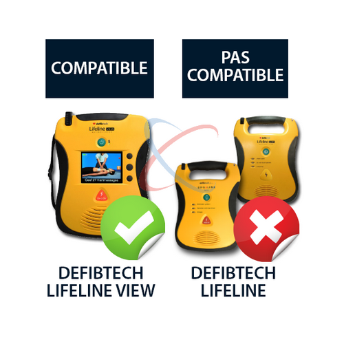 Defibtech Lifeline View électrodes adulte