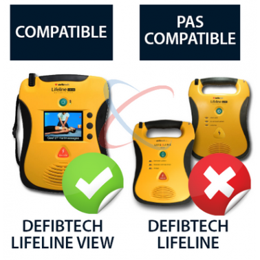 Defibtech Lifeline View électrodes adulte